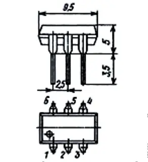 АОТ162Б оптопара транзисторная фото 3