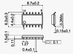ЭКФ1533ТМ2 микросхема фото 2