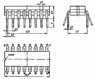 КМ155ЛЕ1 микросхема фото 2