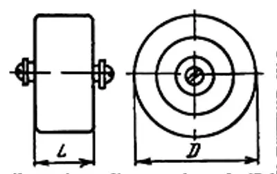 К15У-1А 6кВ 3.3 пф 5квар фото 2