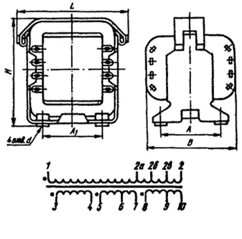 ТН13-115-400В трансформатор фото 3 ТН13-115-400В трансформатор фото 3