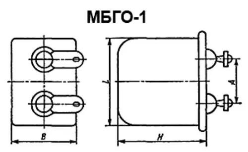 МБГО-1 300в 30 мкф фото 3 МБГО-1 300в 30 мкф фото 3