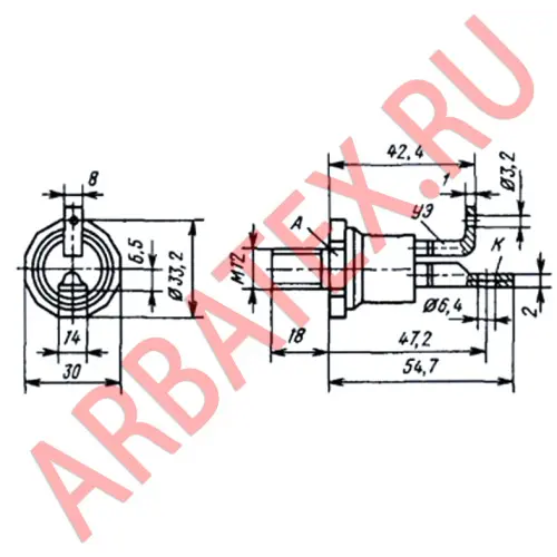 Т15-32-10 тиристор фото 2