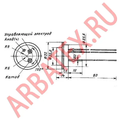 2У203Д тиристор фото 2