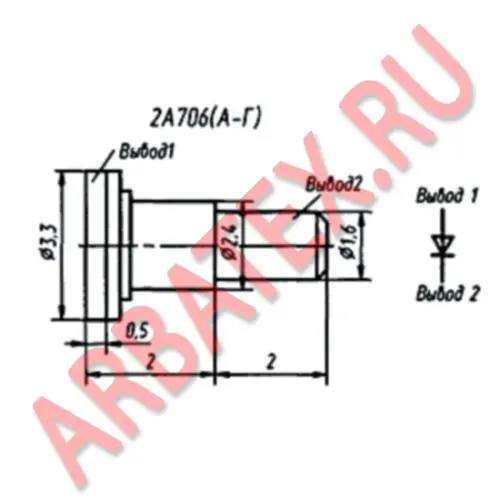 2А706В диод фото 3