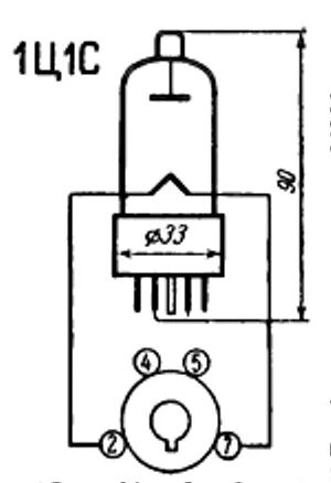 1Ц1С радиолампа фото 3 1Ц1С радиолампа фото 3