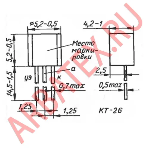 КУ120А тиристор фото 3