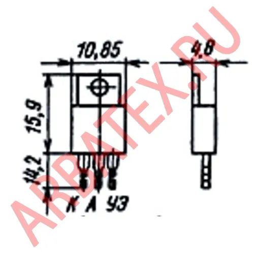 КУ228А-1 тиристор фото 2 КУ228А-1 тиристор фото 2