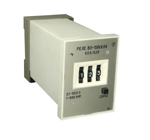 ВЛ-59 1-999 сек 220В реле времени фото 2
