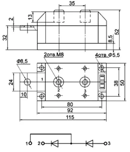МДД250-12 силовой модуль фото 3 МДД250-12 силовой модуль фото 3