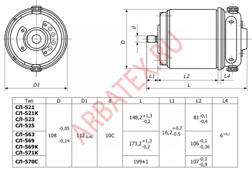 СЛ-563 электродвигатель фото 3