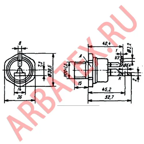 Т15-100-12 тиристор фото 3