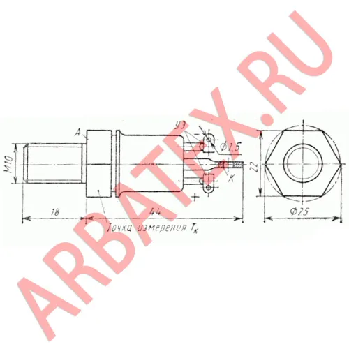 ТО142-25-9 тиристор фото 3 ТО142-25-9 тиристор фото 3