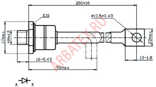 2ДЛ161-200-8 диод фото 2 2ДЛ161-200-8 диод фото 2