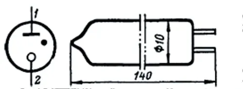 ИН-9 индикатор тлеющего разряда фото 3